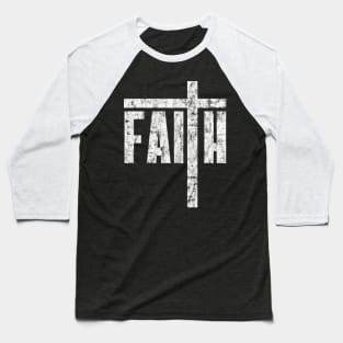 Vintage Christian Faith Cross Jesus Christ Religious Baseball T-Shirt